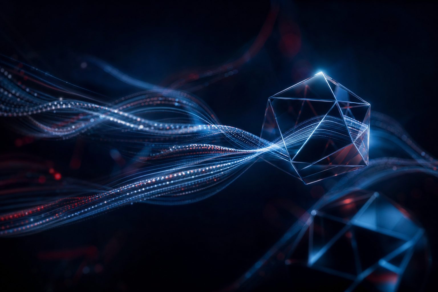 Abstract representation of an enterprise AI system